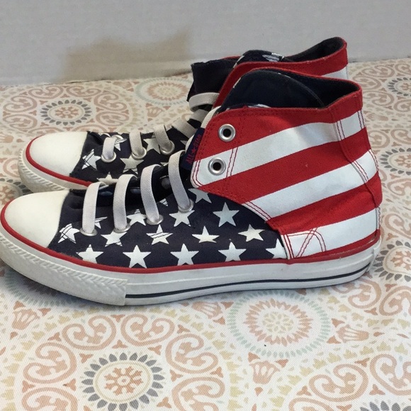 Converse | Shoes | Converse Chuck Taylor Patriotic Sneakers | Poshmark